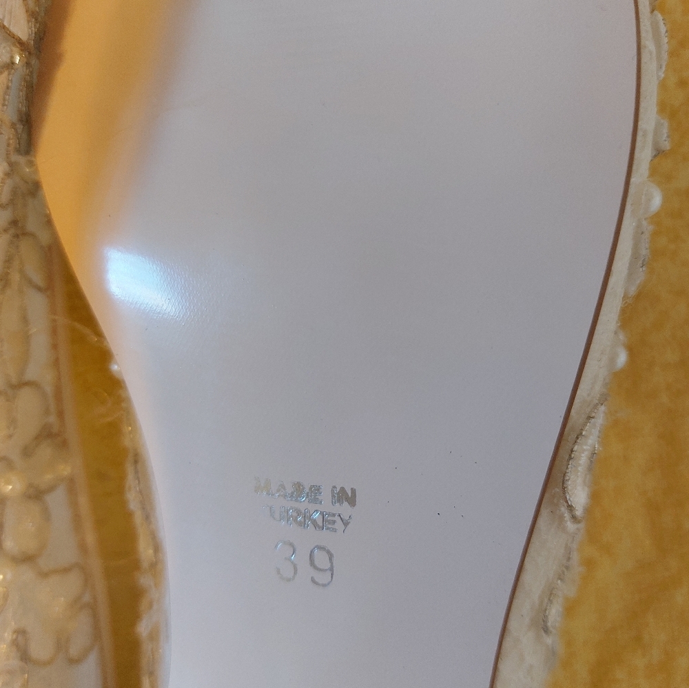 Bridal Smilee Boutique Wedding Shoes 39/8.5 - Picture 9 of 12